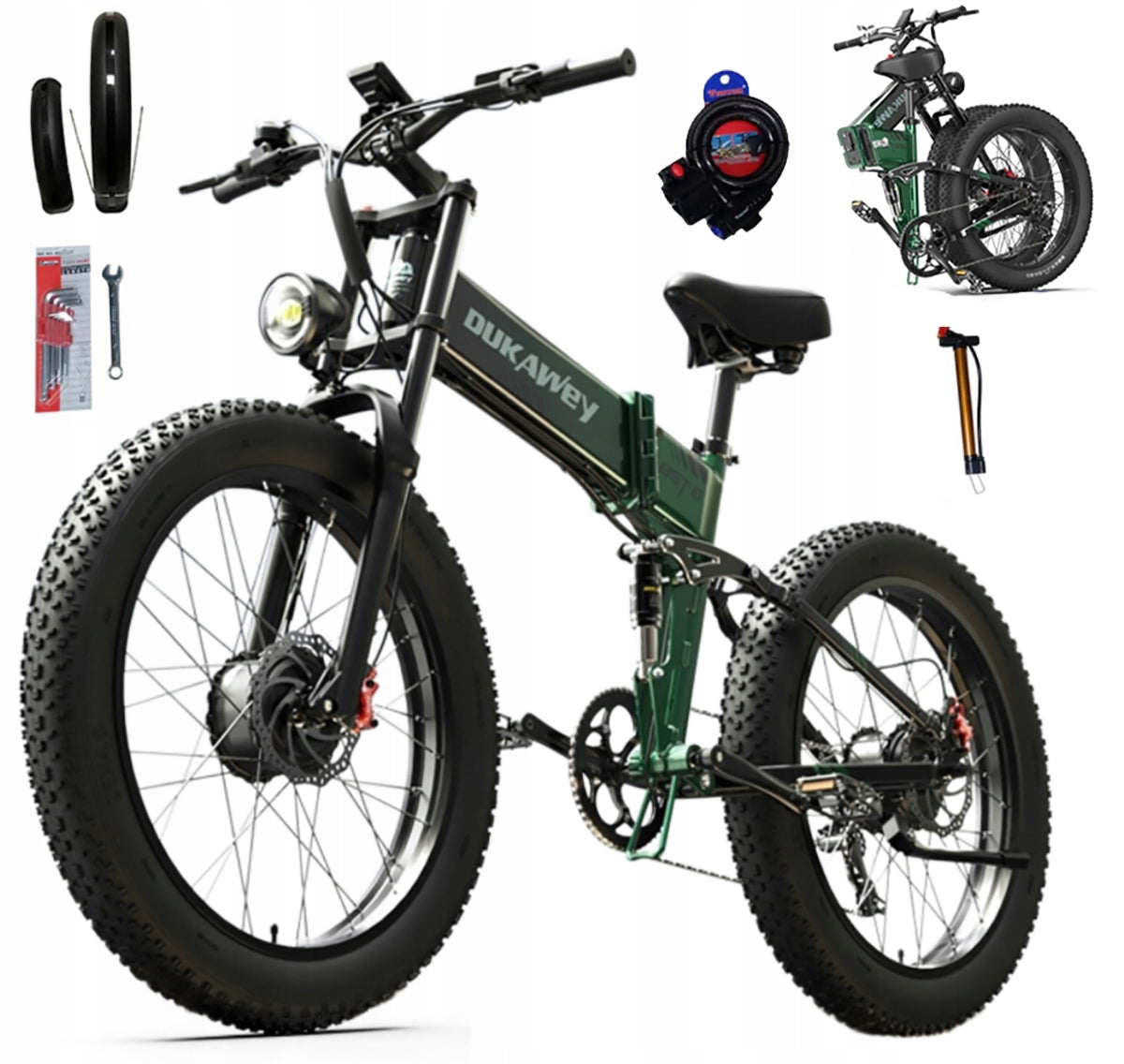 LANKELEISI DUKAWey BTS-6 2000W 17,5AH 120km 26" Off-road Electric Vehicle Manufacturer code LANKELEISI Pojazd Elektryczny Terenowy