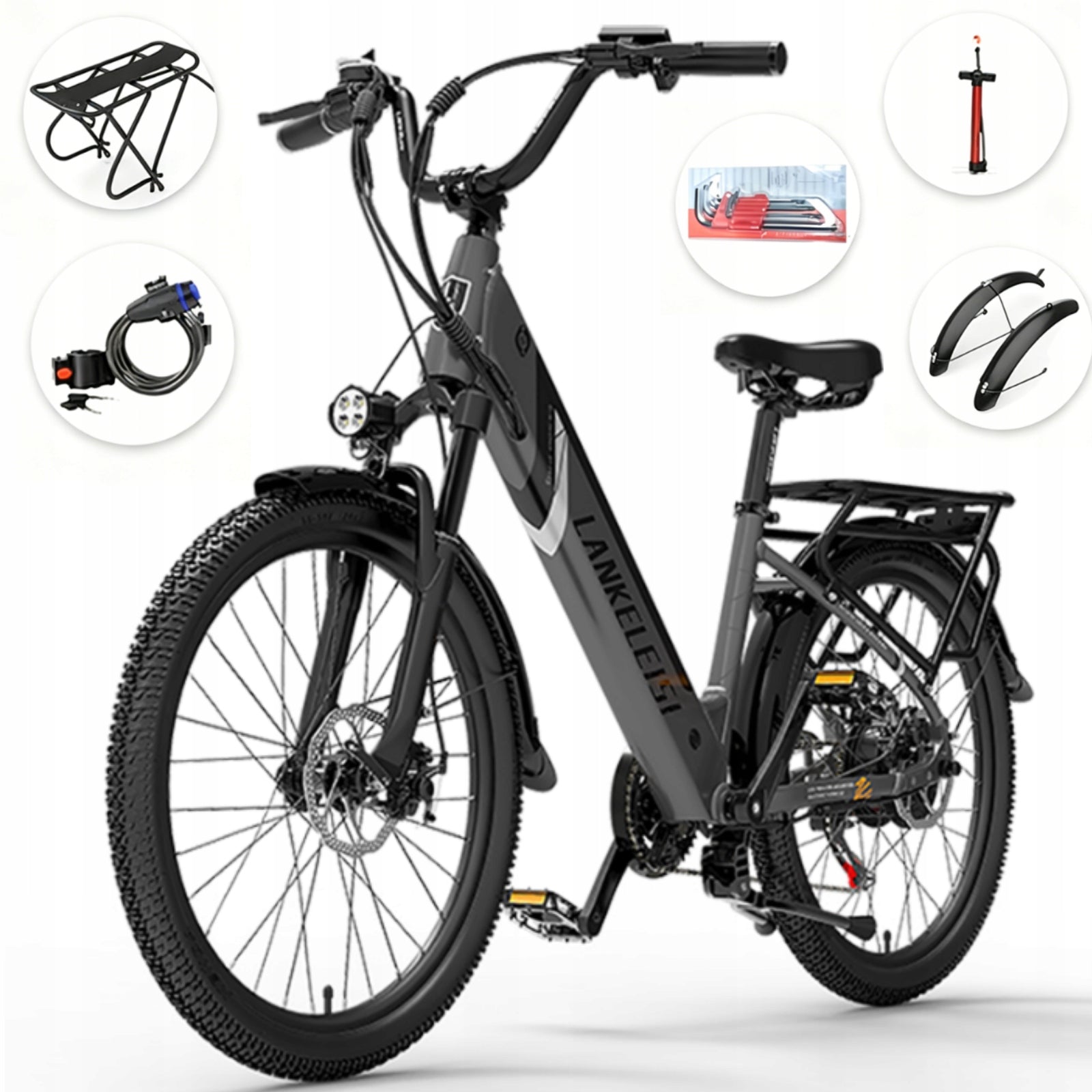 LANKELEISI ES500PRO Electric Vehicle 750W 35KM/H 130KM Low Span