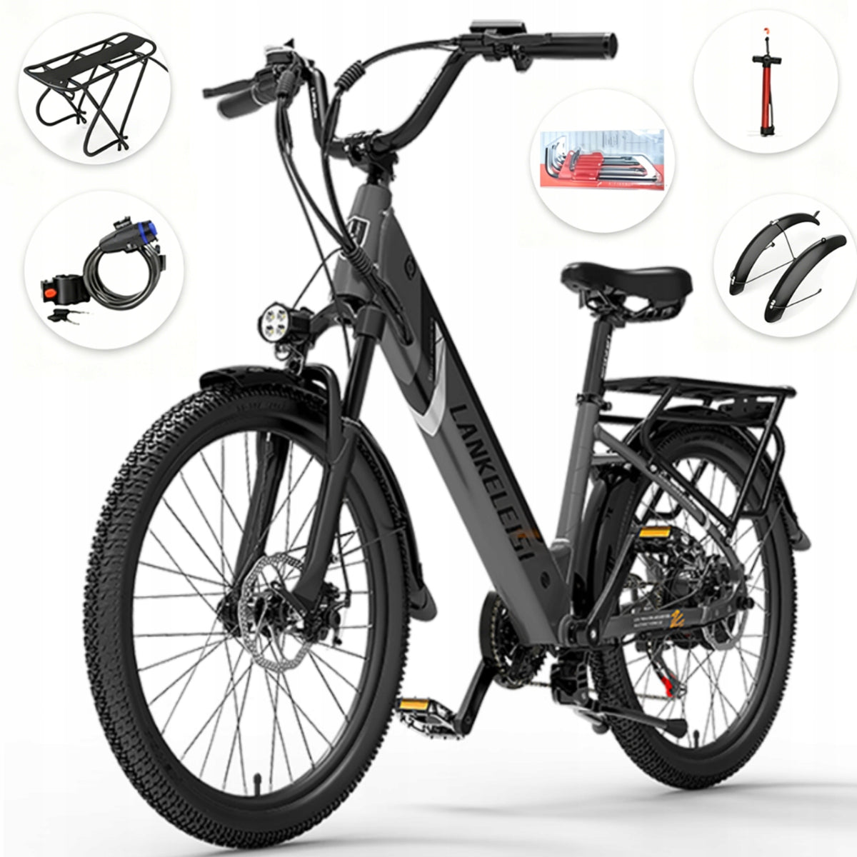 LANKELEISI ES500PRO Electric Vehicle 750W 35KM/H 130KM Low Span