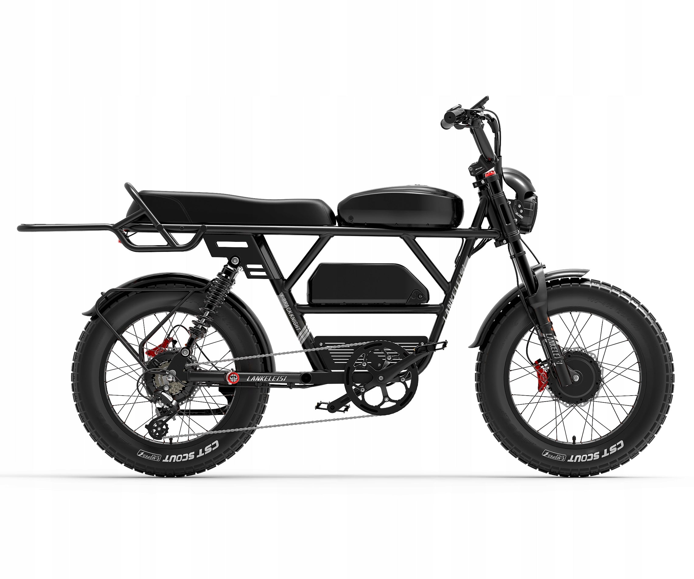 LANKELEISI Electric Vehicle 2000W 48KM/H 280HP SAMSUNG 48V 45AH Battery Manufacturer code LANKELEISI X-BLACK KNIGHT