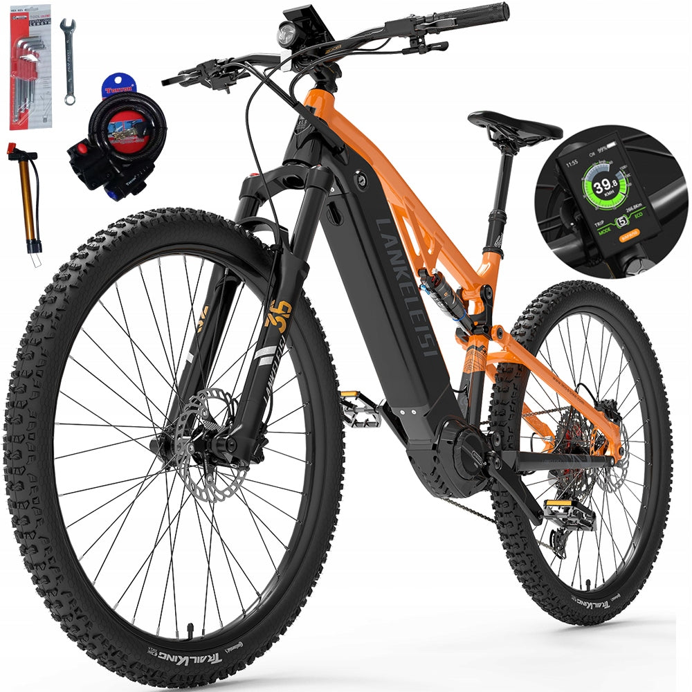 LANKELEISI GT800 Electric vehicle 500W 48V20Ah Central Bafang 48KM/H PL