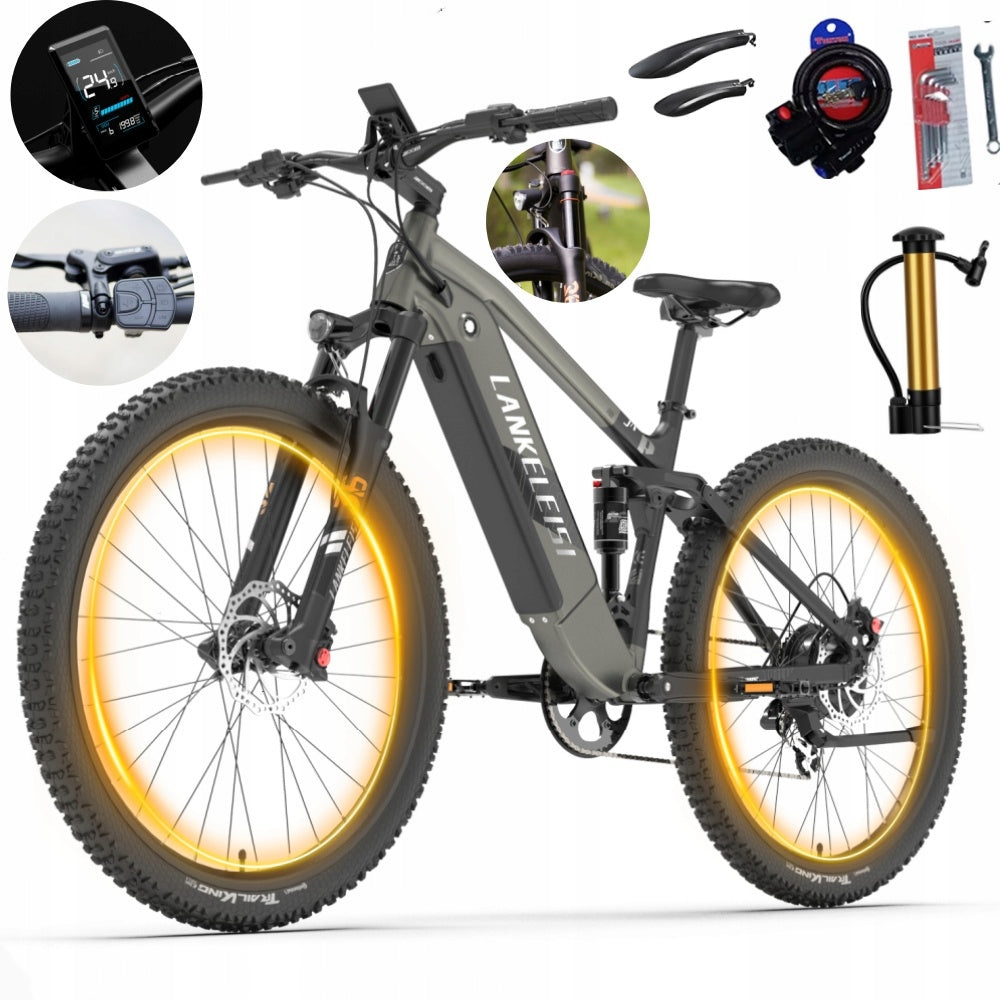 LANKELEISI RX600PRO Adult Electric Vehicle 1000W 20AH 44KM/H 150KM 29