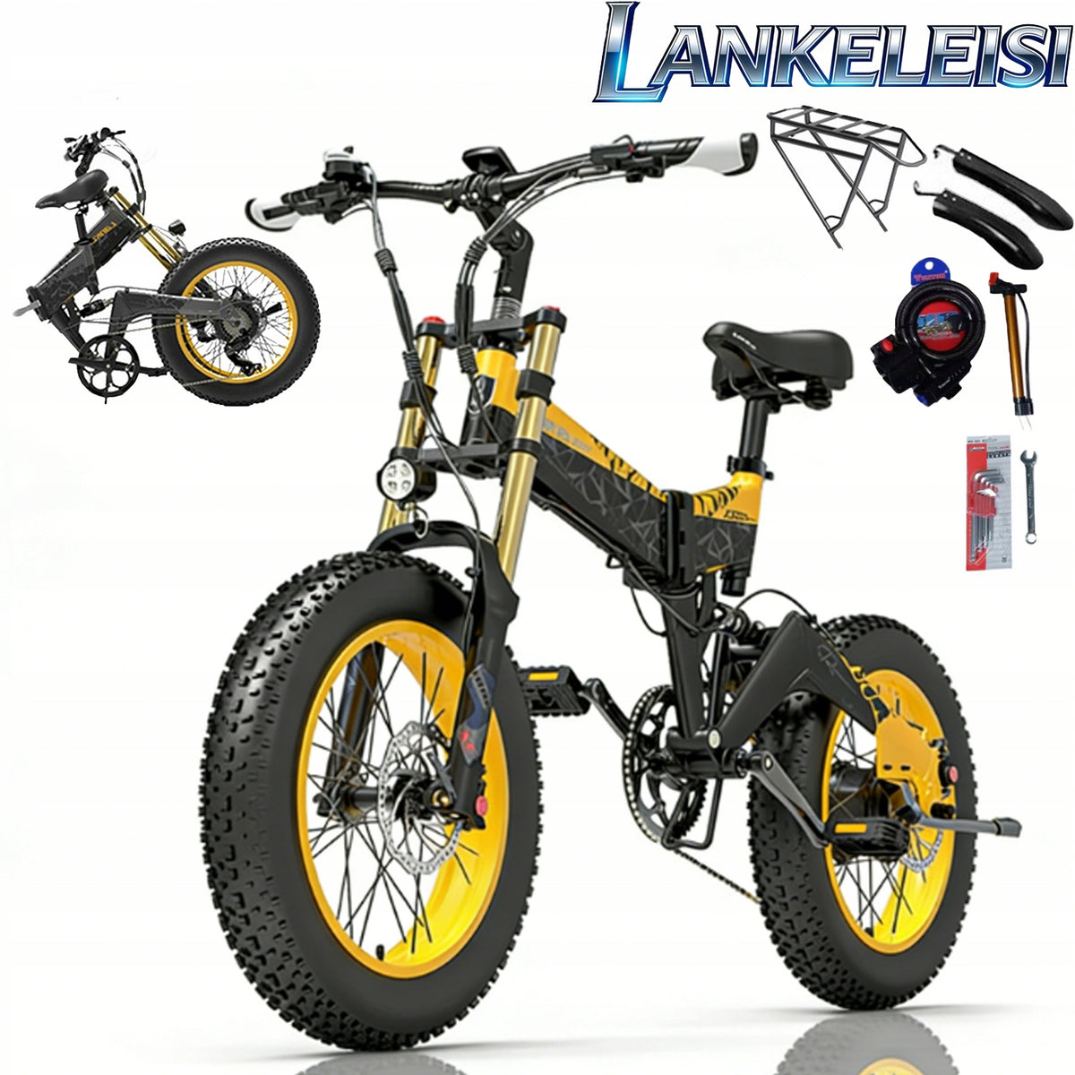 LANKELEISI X3000 PLUS Men's/Women's electric vehicle 1000W 45KM/H 120HP