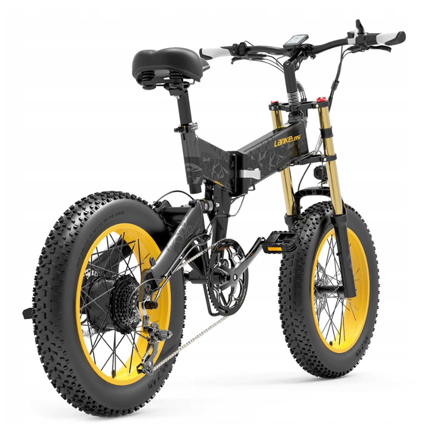 LANKELEISI X3000 PLUS Men's/Women's electric vehicle 1000W 45KM/H +BAG Manufacturer code LANKELEISI X3000PLUS 1000W 45KM/H 120KM+TORBA