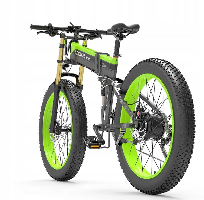 LANKELEISI XT750PLUS Electric Vehicle 1000W 45KM/H 120KM 26" 48V Folding Packaging status original