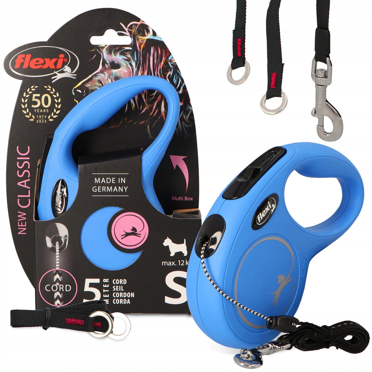 LANYARD Automatic for PSA 5m ROLLED CABLE Stretched Lock S 12kg LENGTH 3O