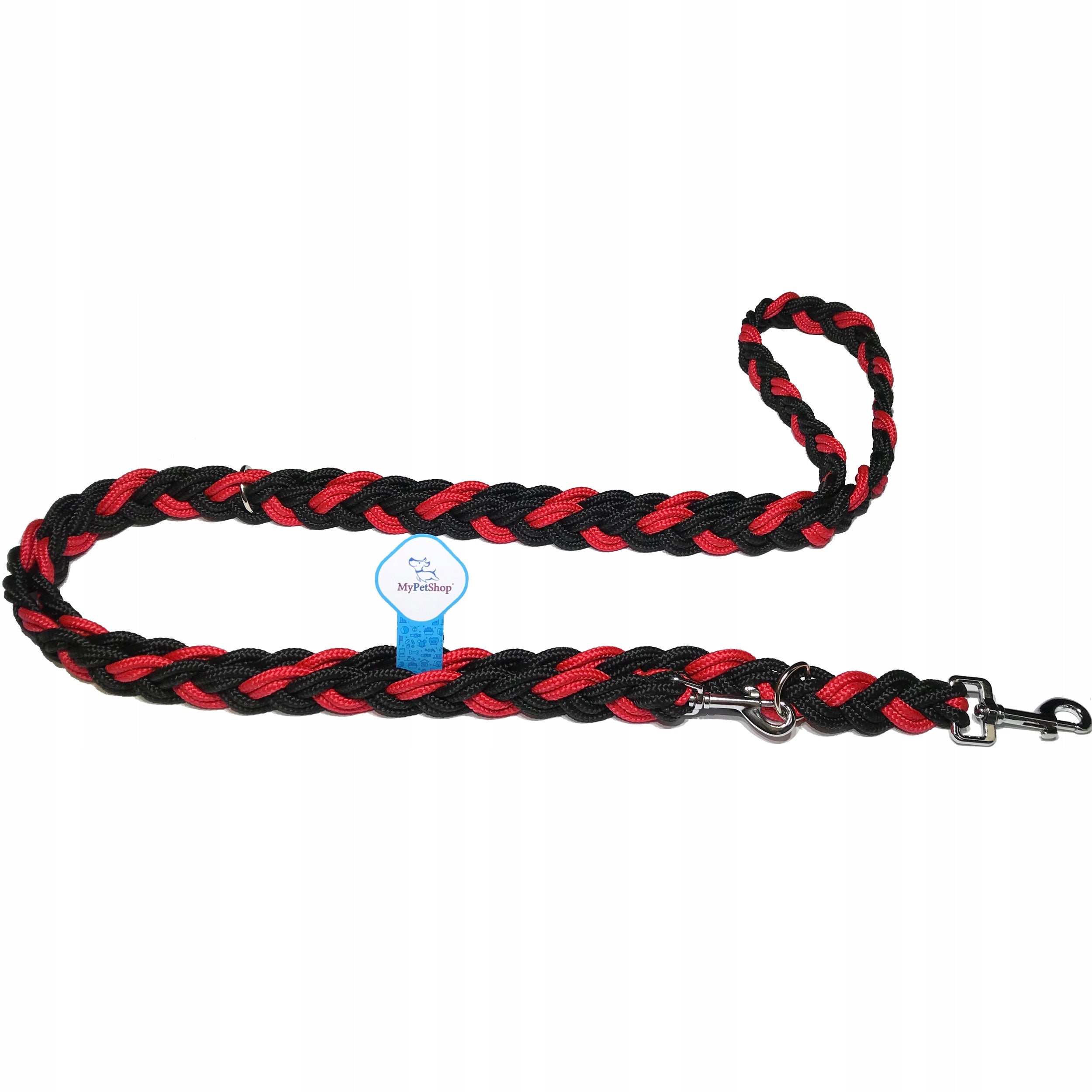 LANYARD BRAIDED ROPE THICK WIDE 30 mm. 4 SURGES ADJUSTABLE UP TO 300 cm Brand MyPetShop