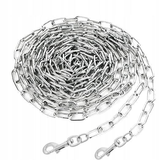 LANYARD CHAIN FOR DOG LEADING THICK SOLID STAINLESS 4m