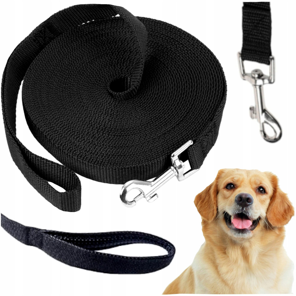 LANYARD DOG TAPE 10m LONG STRONG ROPE TRAINING ROPE THICK DURABLE