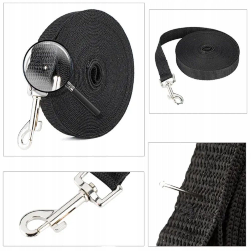 LANYARD DOG TAPE 5m LONG STRONG ROPE TRAINING ROPE THICK DURABLE Maximum leash length 5 m