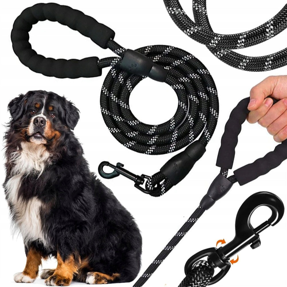 LANYARD FOR BIG DOG TRAINING STRONG ROPE REFLECTIVE ROPE 1,2 M THICK V3