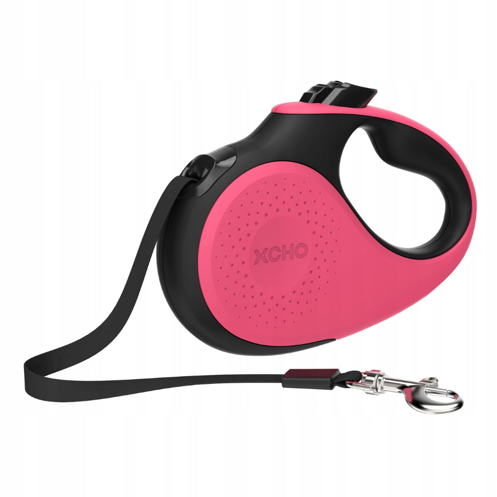 LANYARD FOR DOG automatic TAPE roll-up lock 5 m to 15 kg XCHO Roz. S Packaging status original