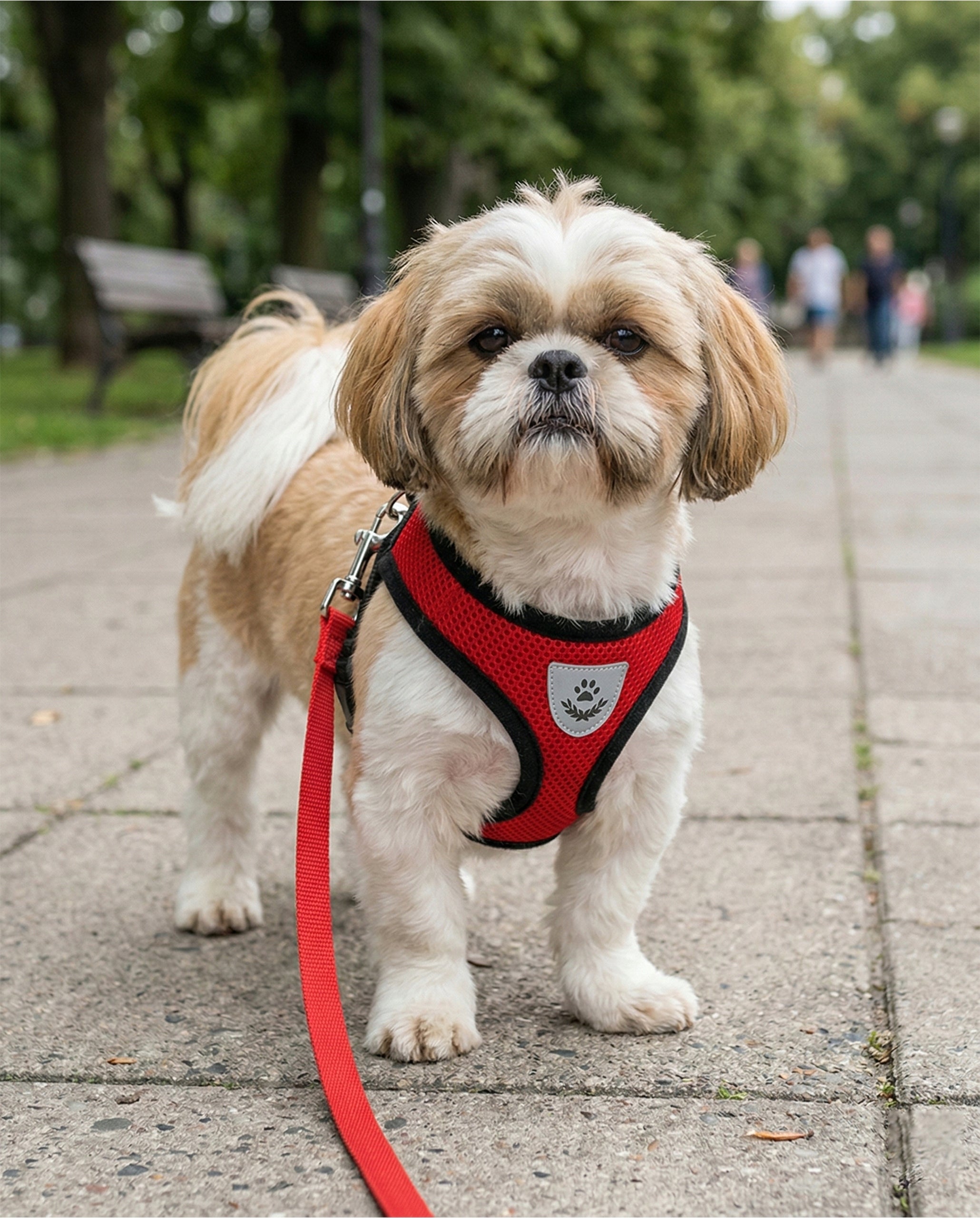 LANYARD & HARNESS FOR CAT Small Dog Pressure-Free Walking Breathable Lightweight Packaging status original