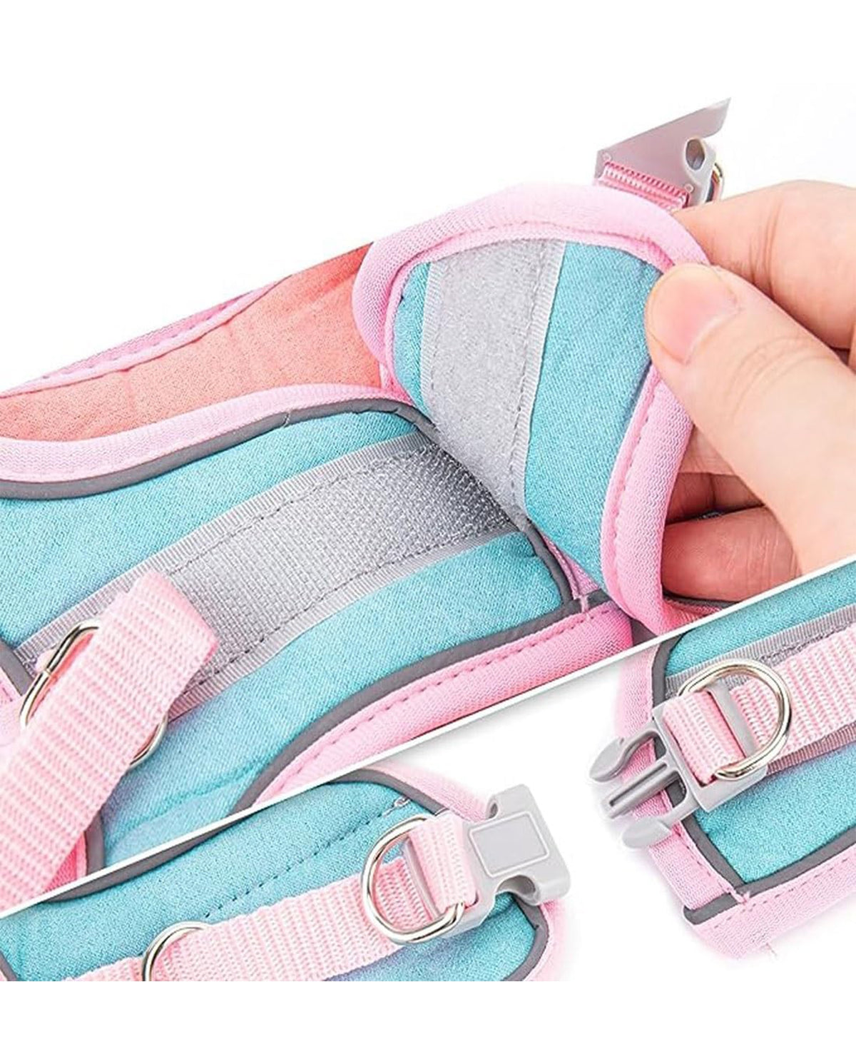 LANYARD HARNESS for Cat Pressure-Free Reflective Suede Walk Strong 2XL Packaging status original