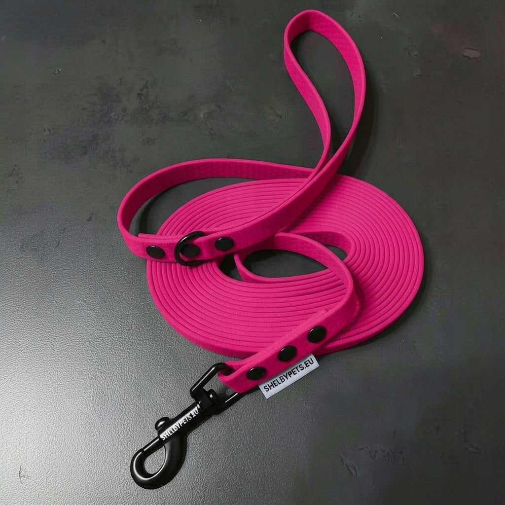 LANYARD WATERPROOF STRONG soft city leash Biothane PVC 2m 16mm pink Manufacturer code 1.6CM2RÓŻOWAHEXA