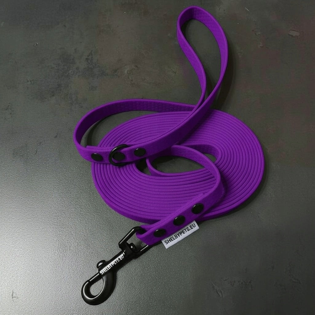 LANYARD WATERPROOF STRONG soft city leash Biothane PVC 2m 16mm purple Manufacturer code 1.6CM2MFIOLETOWAHEXA