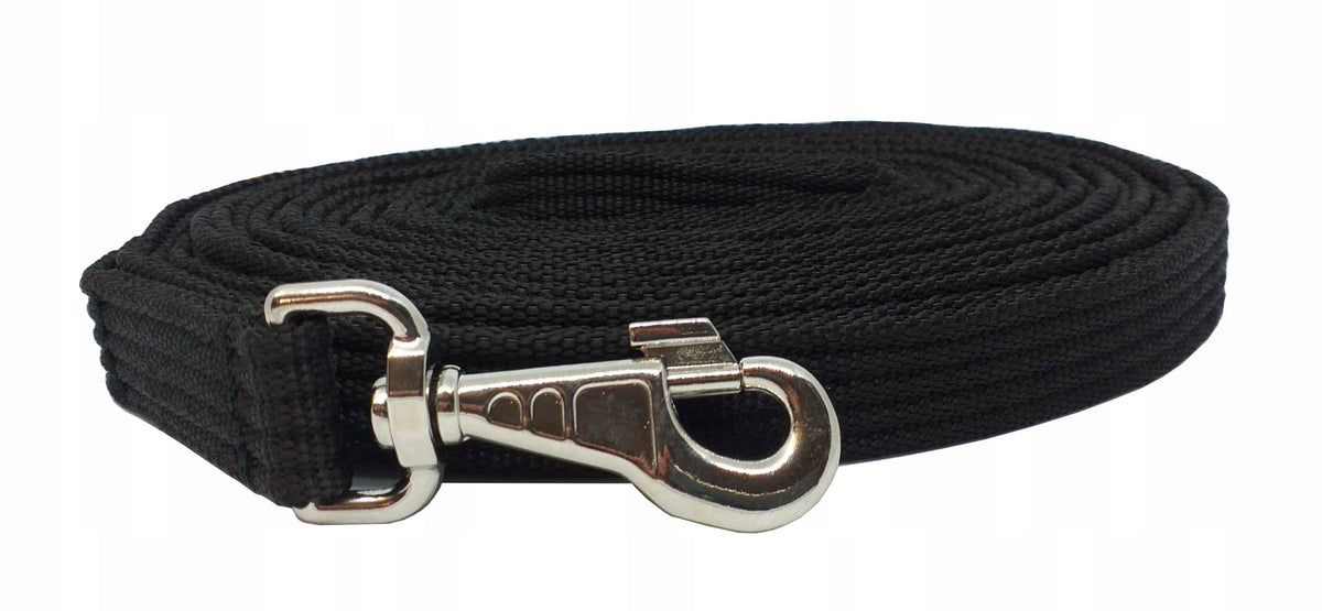 LANYARD for training dog training 20m strong black