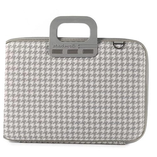 LAPTOP BAG 15 6 INCH BOMBATA GREY SYNTHETIC LEATHER FOR WORK