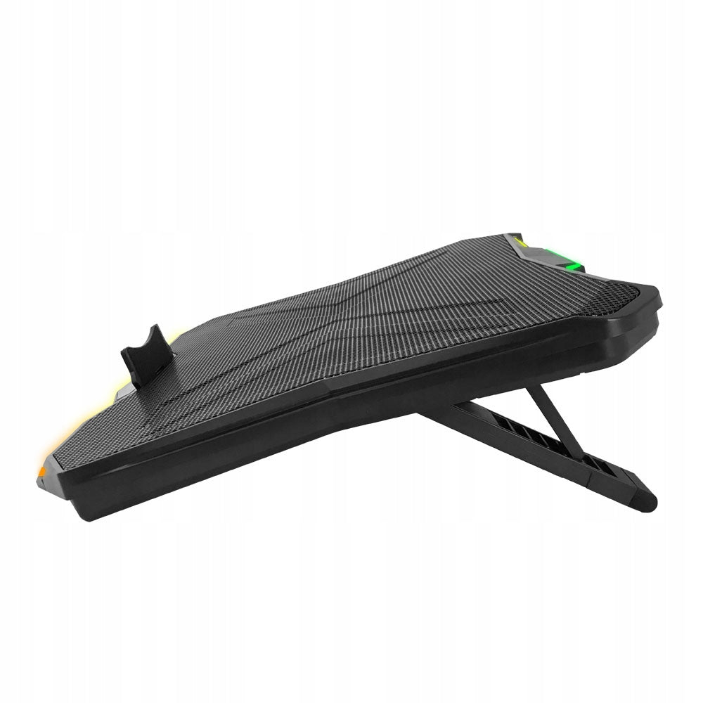 LAPTOP COOLING STAND 12-17 ADJUSTABLE LED PAD RGB WITH USB Manufacturer Esperanza