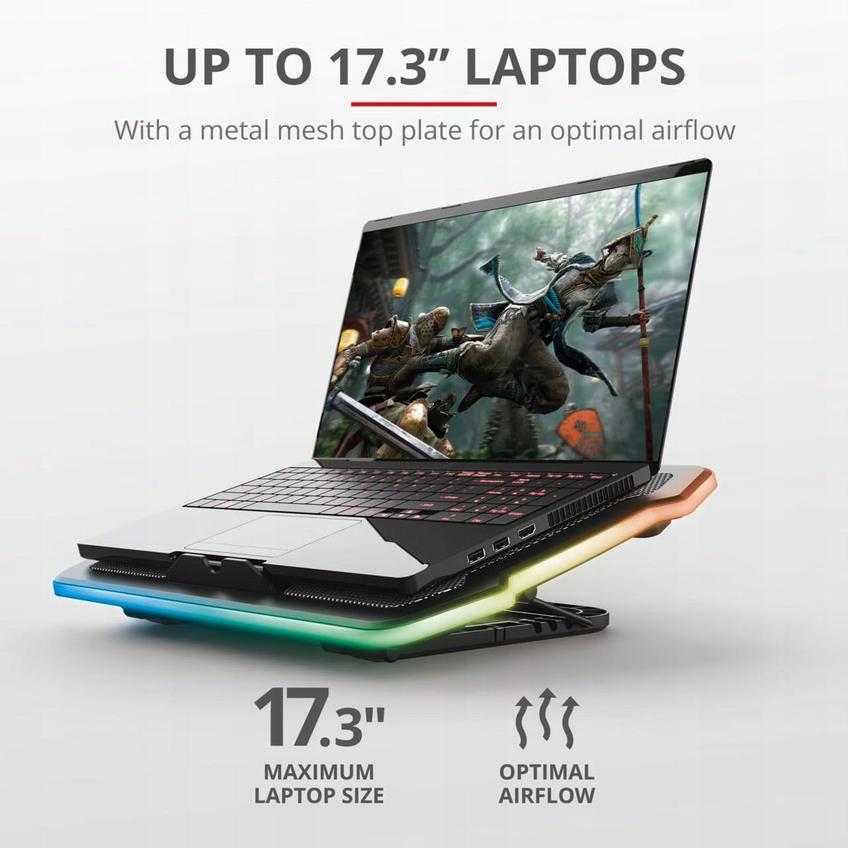 LAPTOP COOLING STAND 200MM MULTICOLOR RGB USB GAMING Manufacturer no brand
