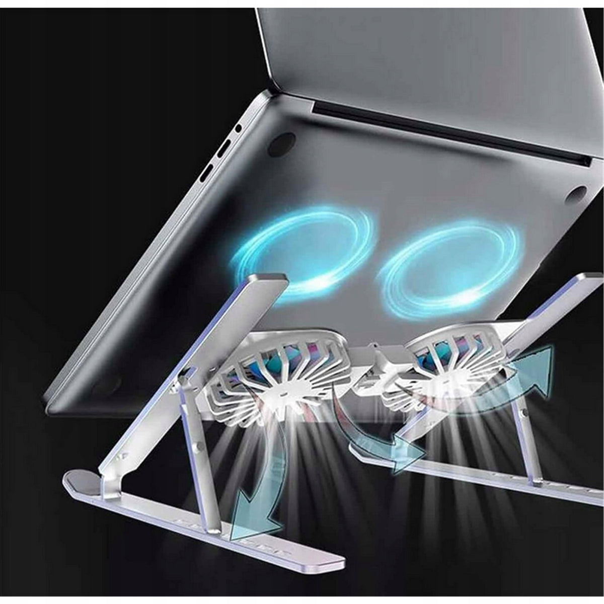 LAPTOP COOLING STAND ADJUSTABLE FOLDING FOR DEVICES UP TO 17 INCHES Manufacturer code DZ1159-DZ1159