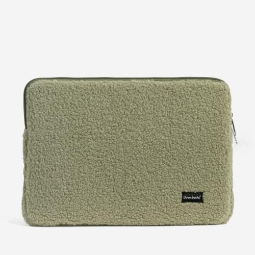 LAPTOP COVER 15 16 INCH FUR GREEN VELVET PROTECTION Brand no brand