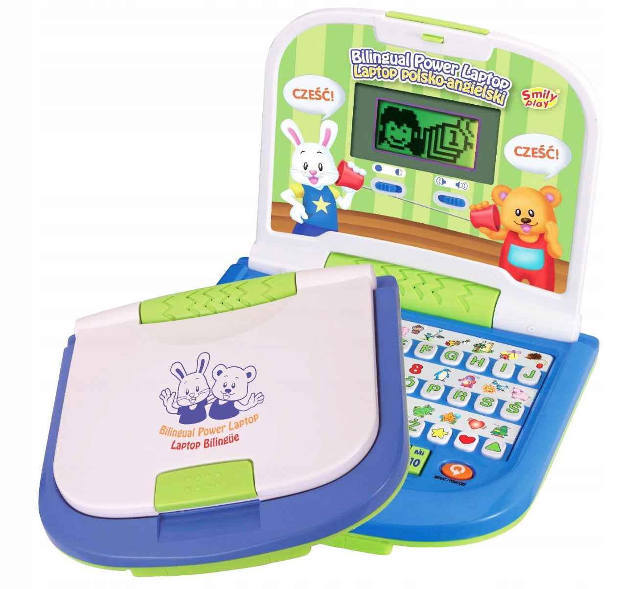 Smily Play dvikalbis interaktyvus nešiojamasis kompiuteris, lenkų – anglų