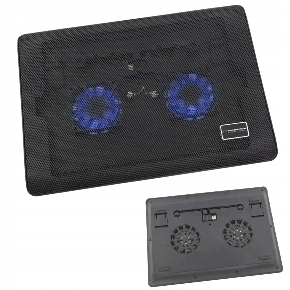 LAPTOP NOTEBOOK COOLING STAND 15.6" QUIET EFFICIENT BACKLIGHT