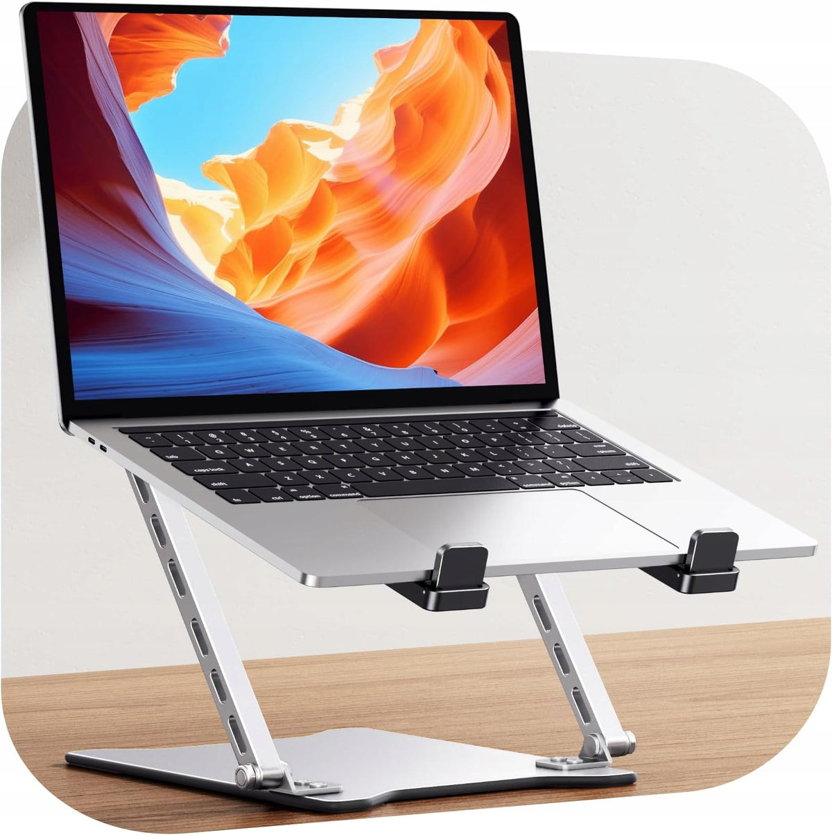 LAPTOP STAND ALUMINUM 10-15.6 INCH FOLDING NOTEBOOK