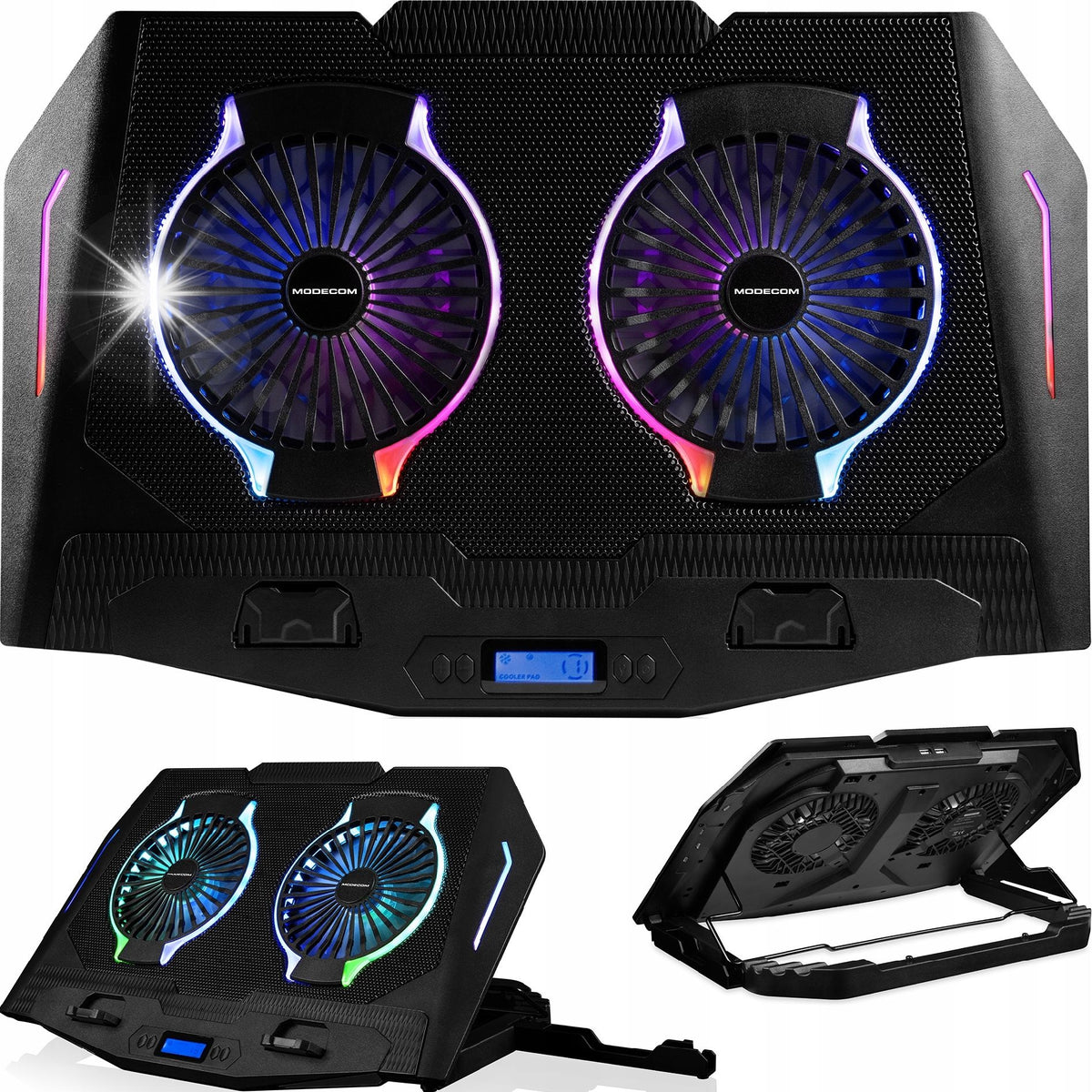 LAPTOP STAND COOLING MC-CF21 BACKLIGHT RGB STRONG COOLING
