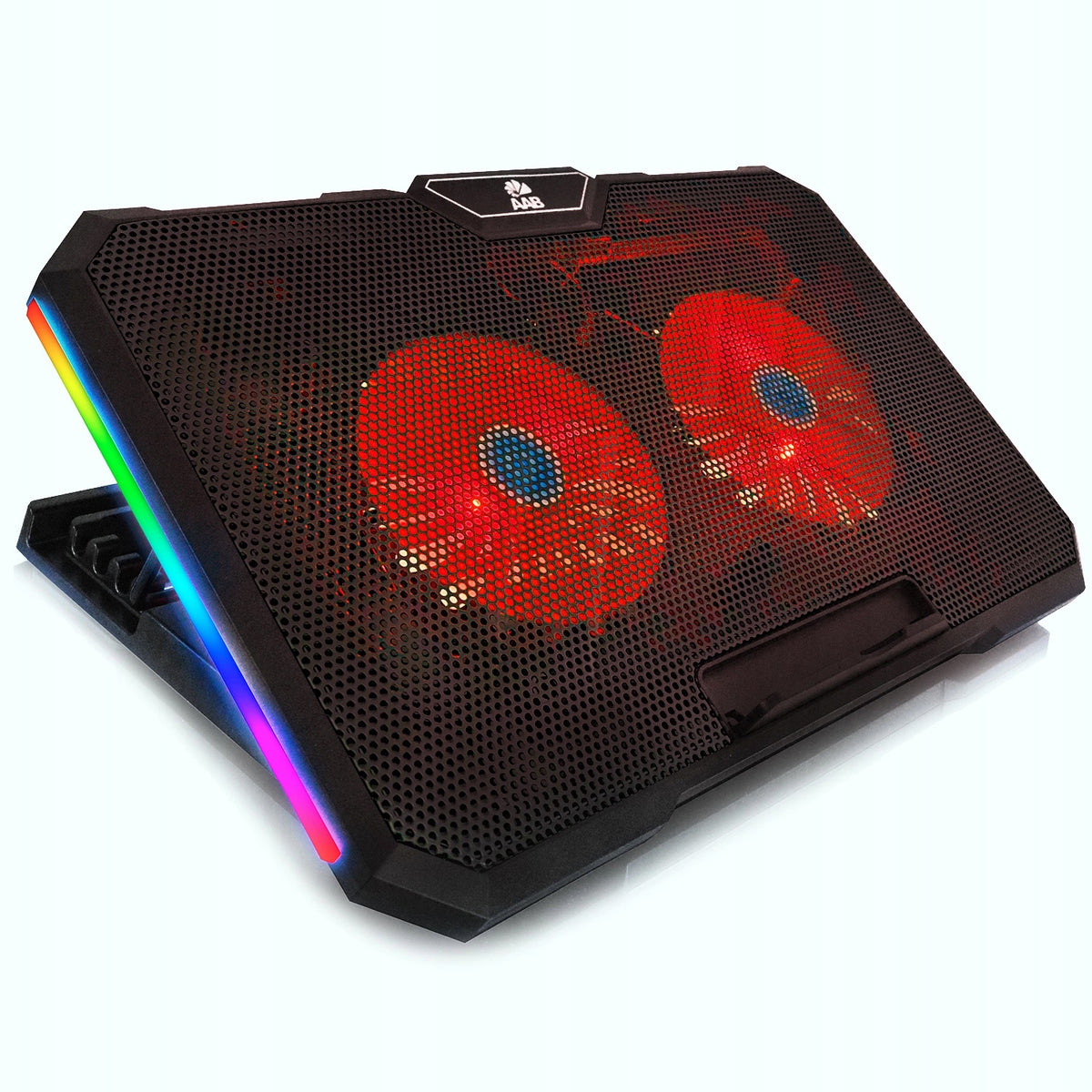 LAPTOP STAND COOLING PAD 10-17'' COOLING LAPTOP USB RGB Packaging status original