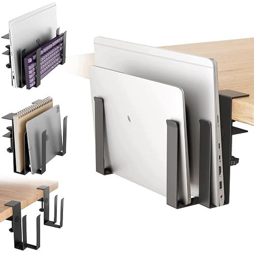 LAPTOP STAND DOUBLE ADJUSTABLE DESK MOUNT WITHOUT DRILLING Manufacturer no brand
