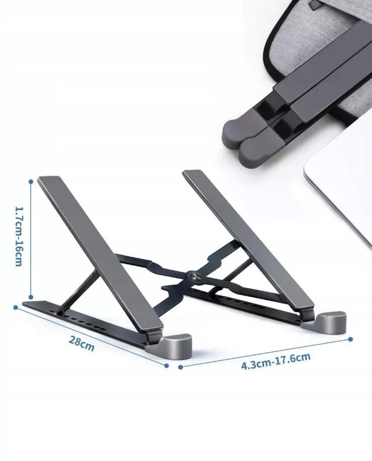LAPTOP STAND PORTABLE 8 DEGREE ADJUSTABLE FOLDING WITH CASE EAN (GTIN) 860008270450
