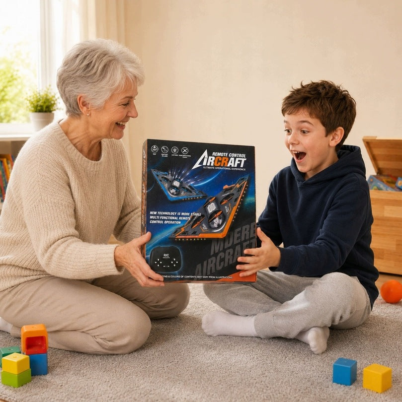 LARGE AIRCRAFT REMOTE CONTROLLED JET DRONE B-2 Spirit - VIDEO youtube Packaging status original