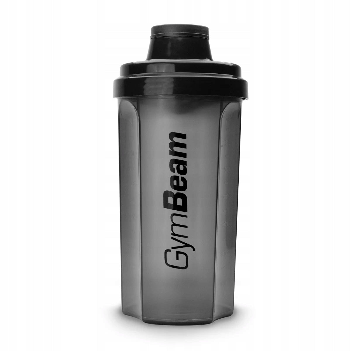 LARGE AIRTIGHT SHAKER FOR GYM TRAINING - GymBeam 700 ml black