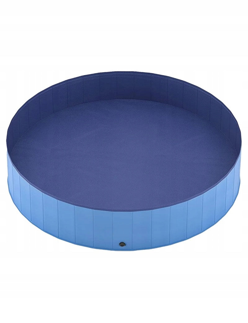 LARGE ANIMAL DOG POOL CHILDREN GARDEN 160cm XXXL FOLDING STRONG Diameter 160 cm