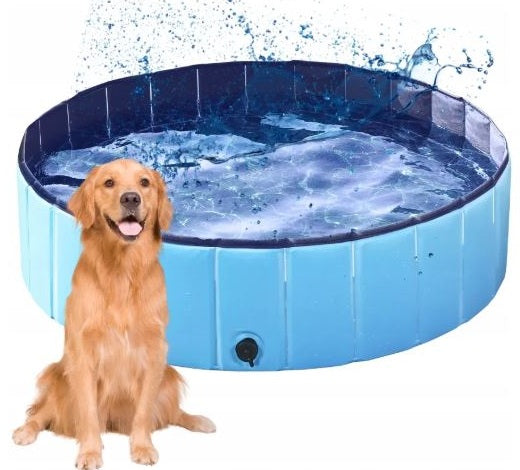 LARGE ANIMAL DOG POOL CHILDREN GARDEN 160cm XXXL FOLDING STRONG Manufacturer code 1230136485