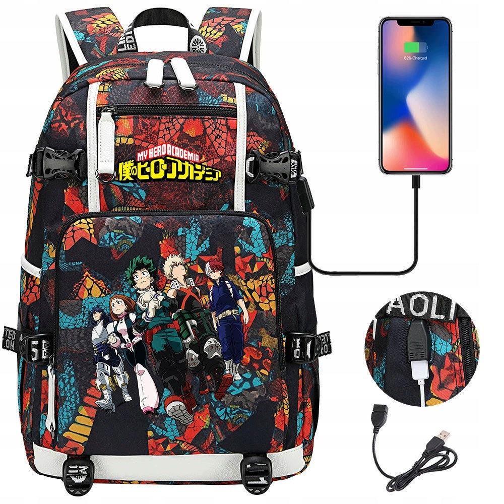 LARGE BACKPACK My Hero Academia WATERPROOF PATTERNS high quality