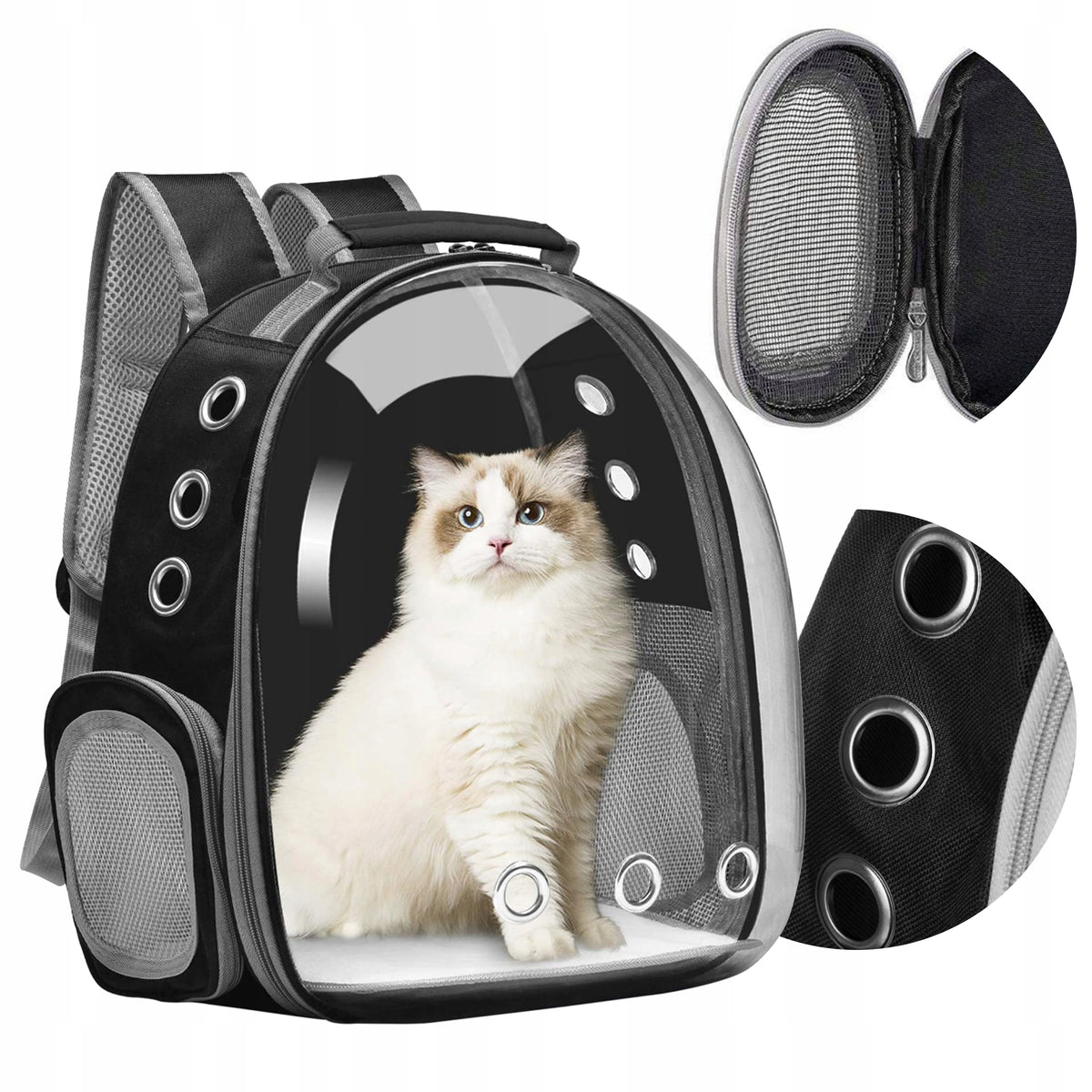 LARGE BACKPACK TRANSORTER FOR CAT DOG TRAVEL bag STRONG Animals sturdy