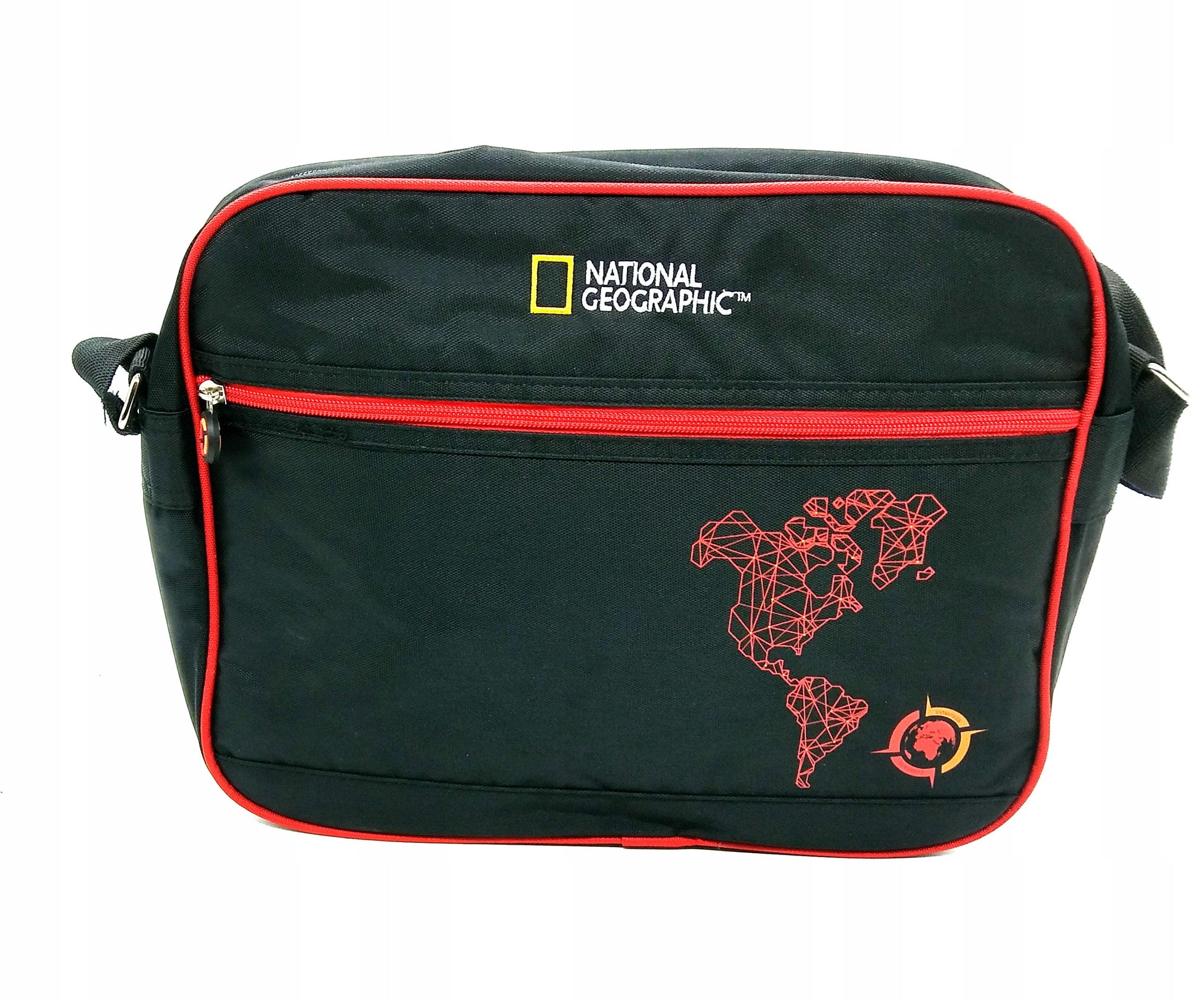 LARGE BAG ON FRAME NATIONAL GEOGRAPHIC COMPASS RED Packaging status original