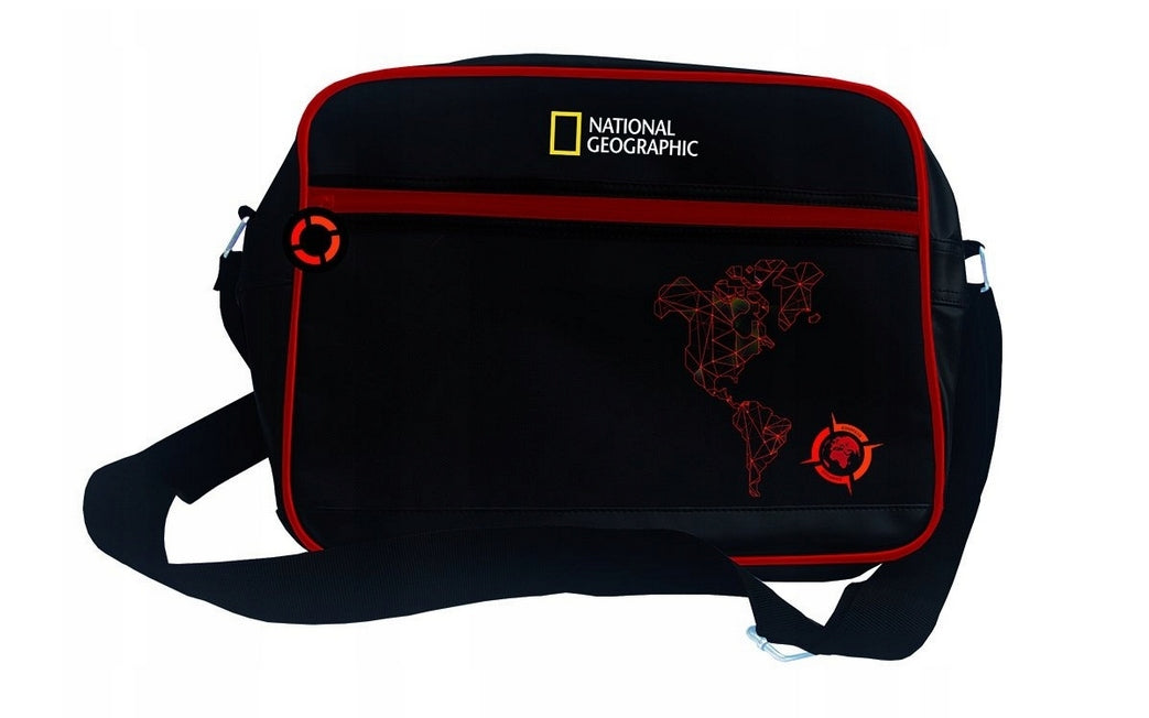 LARGE BAG ON FRAME NATIONAL GEOGRAPHIC COMPASS RED