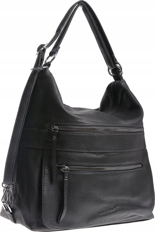 LARGE BAG WOMEN'S BACKPACK BAG 3 IN 1 grey