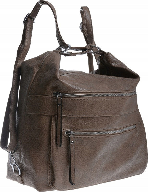 LARGE BAG WOMEN'S BACKPACK BAG 3 IN 1 khaki Brand no brand