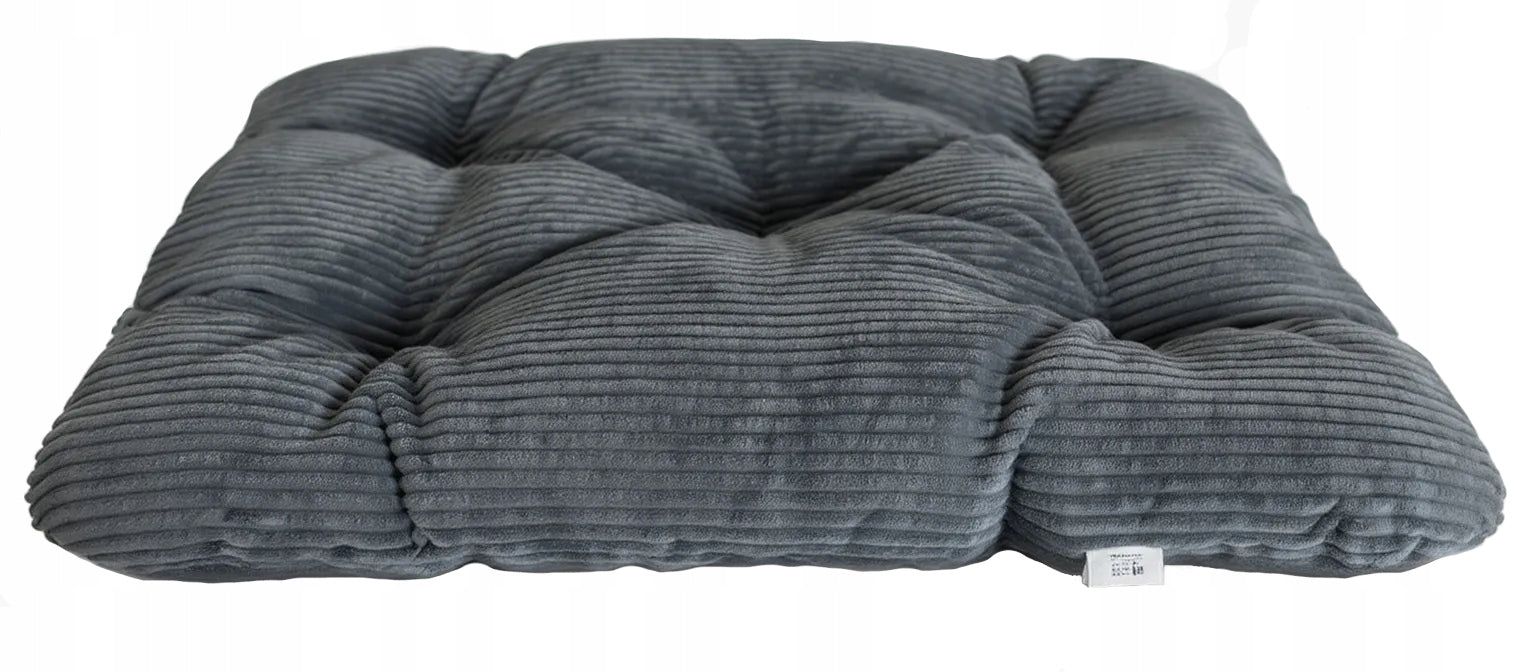 LARGE BED 100x70cm BED PONTOON PILLOW - SOFT thick grey p-02 Length 100 cm