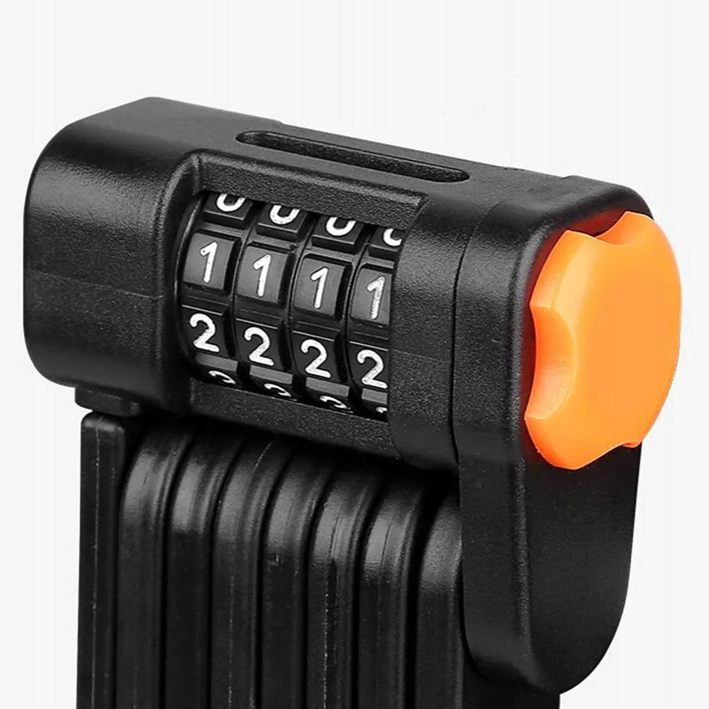 LARGE BICYCLE CLASP FOR BICYCLE FOLDING LOCK CIPHER HARDENED STEEL ABS Color black