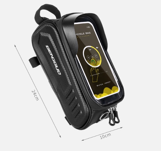 LARGE BICYCLE POUCH BAG HOLDER CASE PHONE CASE TOUCH COVER Capacity 1.5 l