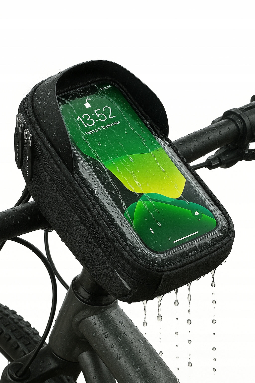 LARGE BICYCLE POUCH BICYCLE BAG HOLDER CASE PHONE CASE WATERPROOF