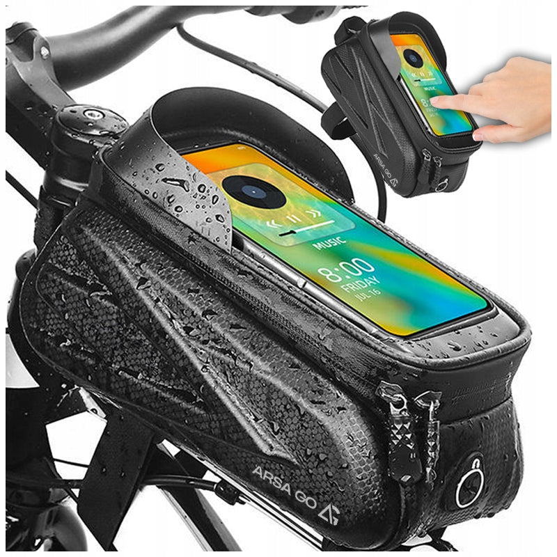 LARGE BICYCLE POUCH BICYCLE BAG HOLDER PHONE CASE WATERPROOF