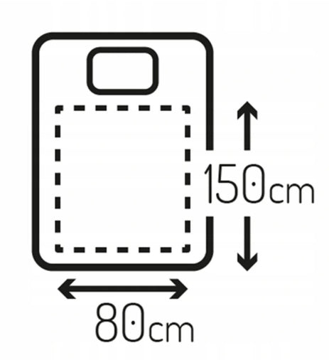 LARGE BLANKET ELECTRIC HEATING MAT 150x80 Packaging status original