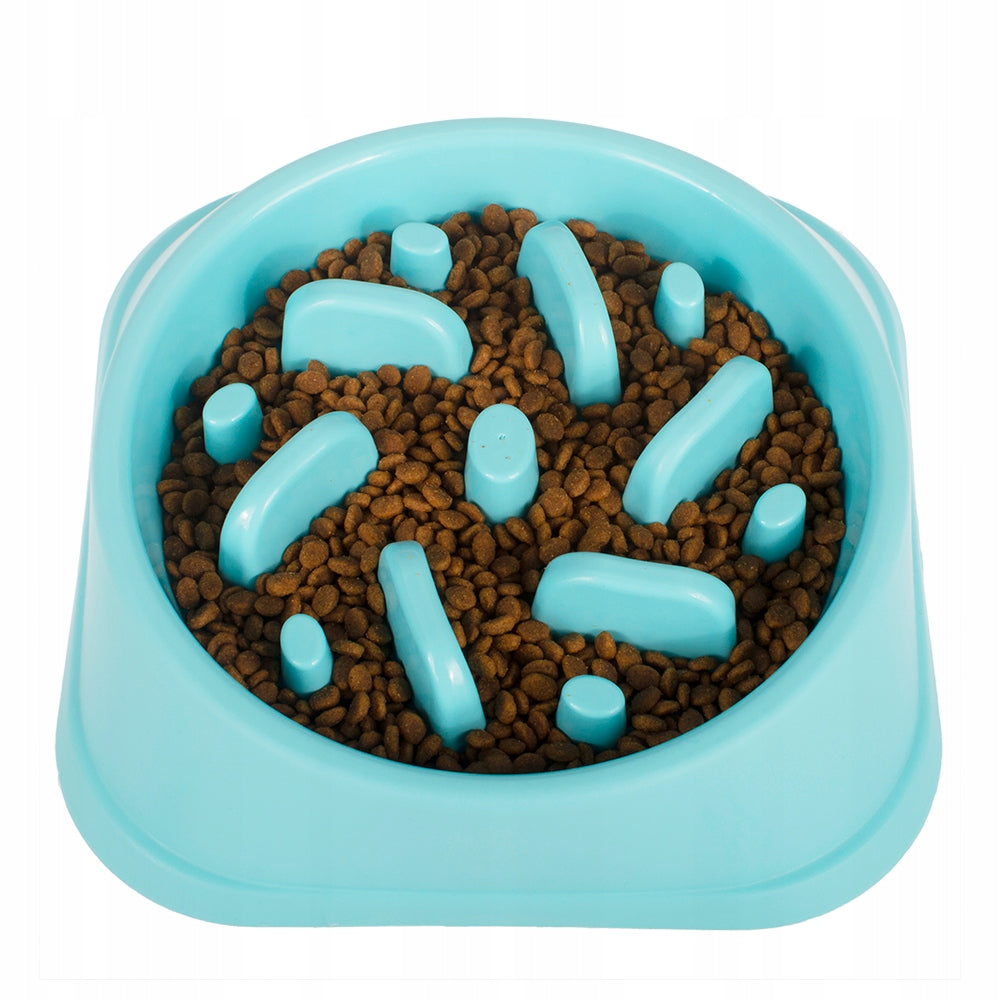 LARGE BOWL SLOWING DOWN CAT DOG FOOD